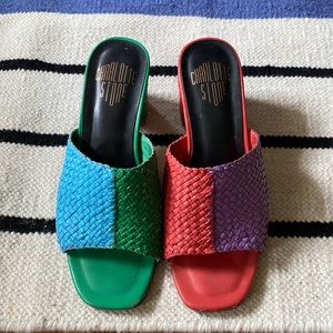 Charlotte Stone mixed match mules 7
